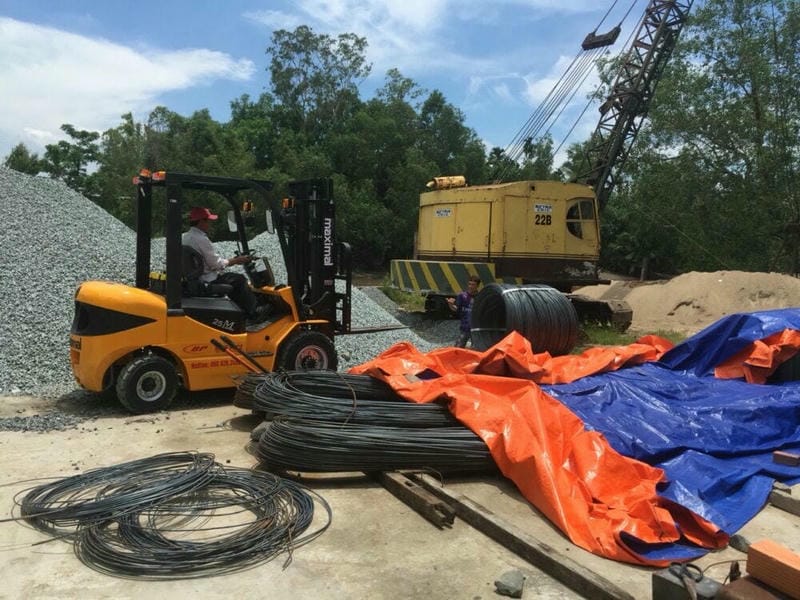 Maximal FD25 - dữ liệu kỹ thuật ghi nhận chiều cao tối thiểu tới trụ nâng