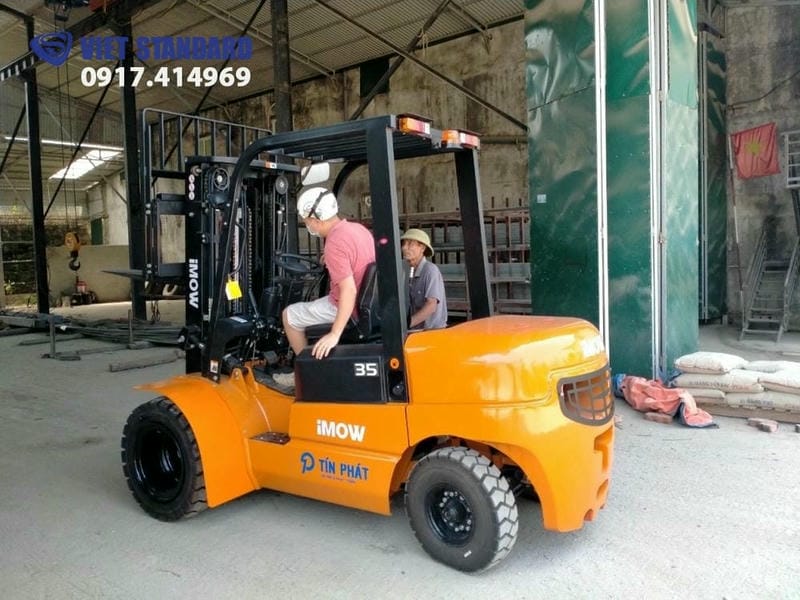 Xe nâng dầu iMOW lốp kép