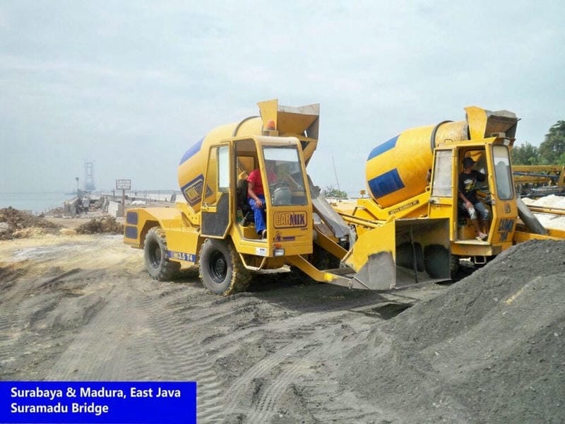 Xe Trộn Bê Tông Tự Nạp Liệu Fiori & Carmix Chính Hãng