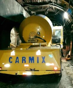 Xe trộn bê tông CARMIX thi công hầm