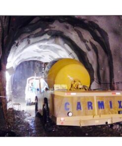 Xe trộn bê tông CARMIX thi công hầm