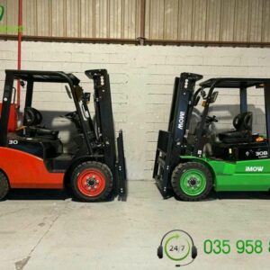 Lithium EFX302 - số liệu kỹ thuật cho thấy tâm tải trọng đạt 500 mm