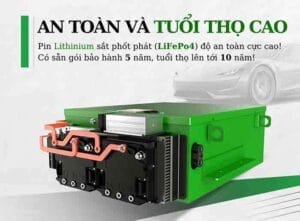 Pin Xe nang lithium 2023
