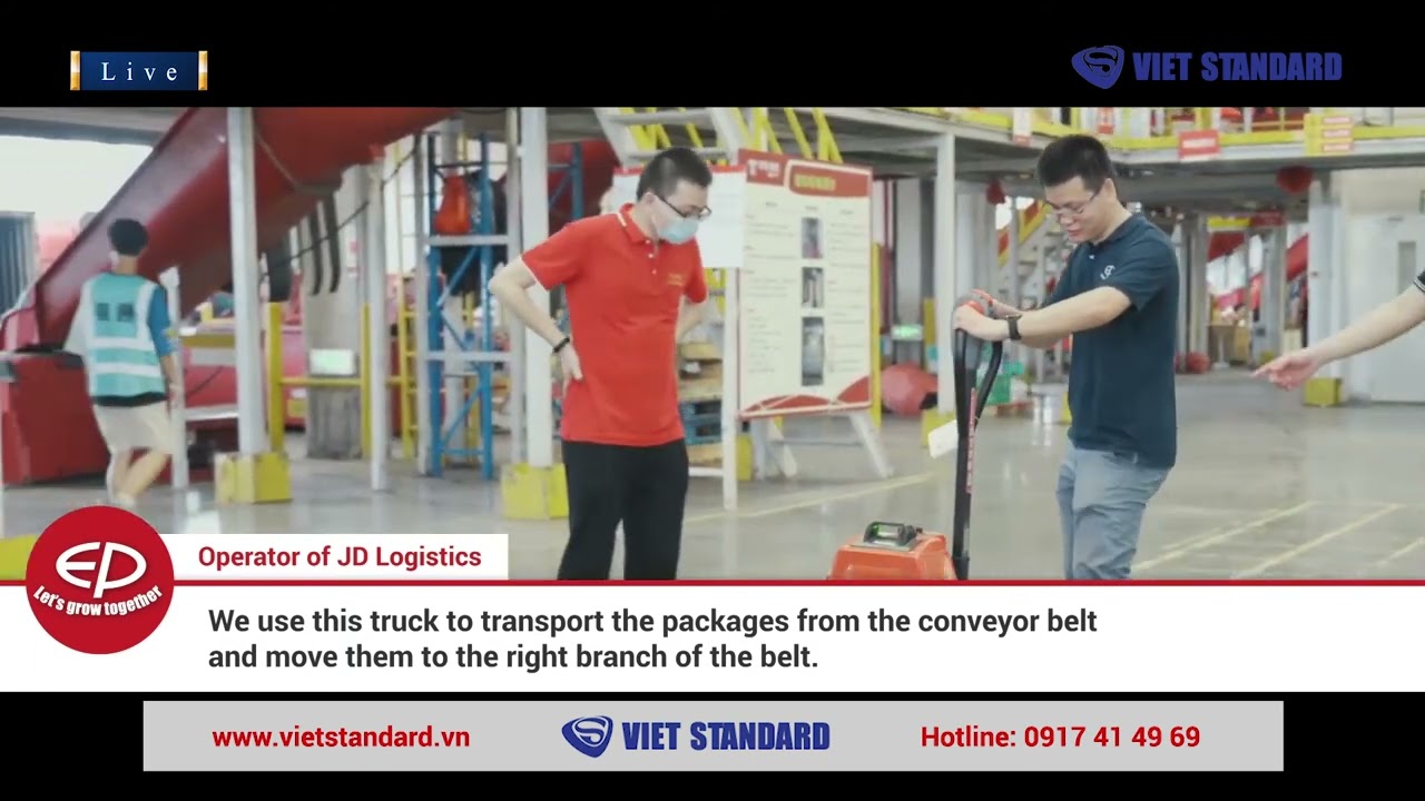 Video Thumbnail: Tại Sao Nên Mua Xe Nâng Stacker Ep Epl153 Electric Pallet Truck In Logistics Industry