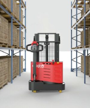 Xe Nâng Điện Stacker Est202 Đứng Lái 2 Tấn Pin Agm 48v