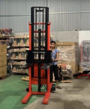 Xe Nâng Điện Đi Bộ Lái 1.5 Tấn Nâng Cao 3m 3