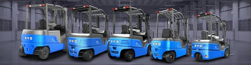 Xe Nâng Điện 3 Tấn Byd Cpd30 3000mm Tiêu Chuẩn