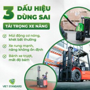 Sử Dụng Xe Nâng đúng Tải Trọng
