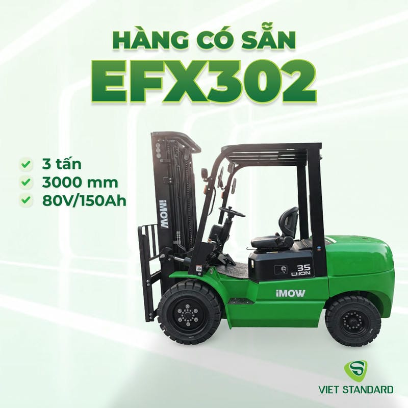 Xe Nâng Điện 3 Tấn EFX302