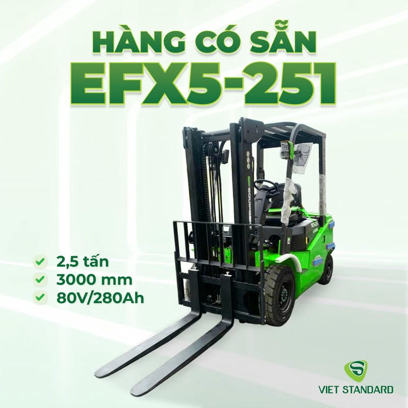 Xe Nâng điện 2.5 Tấn Efx-251