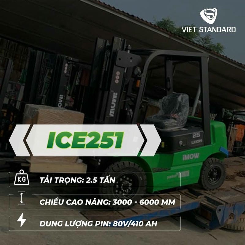 Xe Nâng điện 2.5 Tấn Ice251