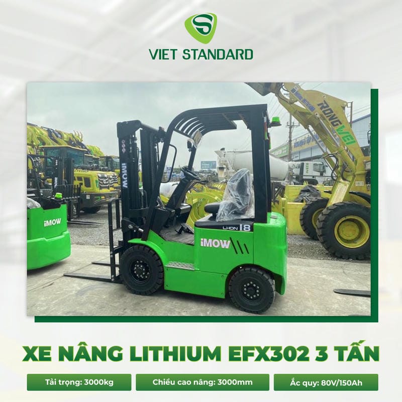 Xe Nâng Lithium 3 Tấn