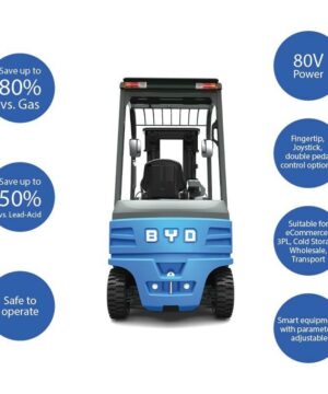 Xe Nâng Điện 2 Tấn Byd Nex20 Nâng 3m - 6m Pin Lithium 1