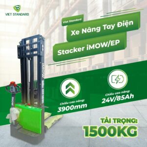 Xe Nâng Tay điện 1.5 Tấn Stacker