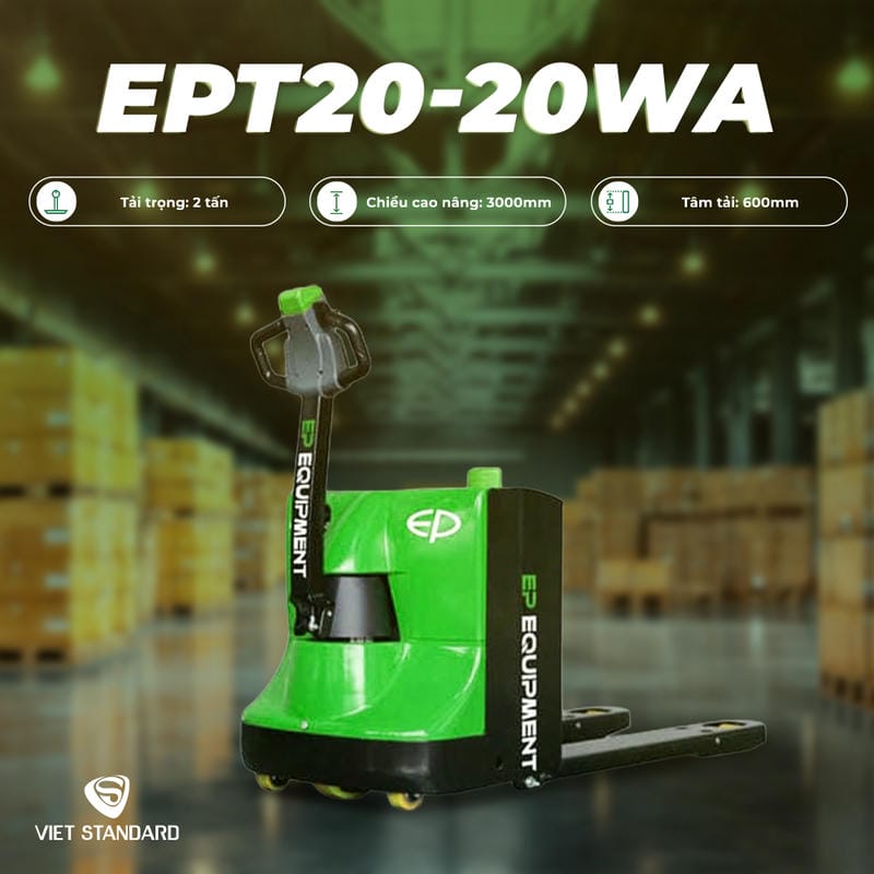Xe Nâng Tay điện 2 Tấn Pallet Truck 20wa
