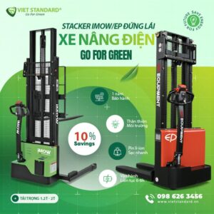 Xe Nâng Tay Cao Stacker 1.2 Tấn - 2 Tấn