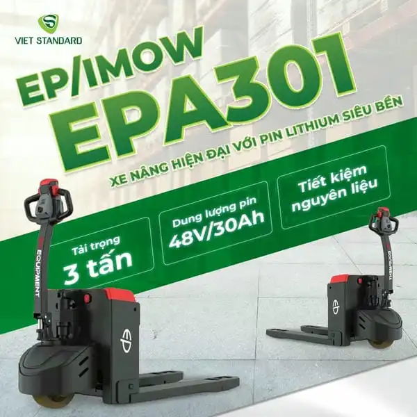 Xe Nâng Tay điện 3 Tấn Pallet Truck