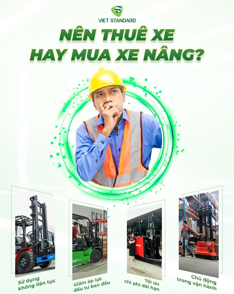 Dịch vụ cho thuê xe nâng các loại giá tốt