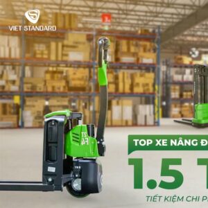 Xe Nâng Tay điện Thấp 1.5 Tấn Pallet Truck Imow