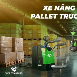 Xe Nâng Tay điện Thấp 2 Tấn Pallet Truck