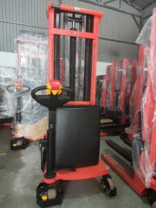 Xe Nâng Điện Bán Tự Động Nâng Cao 3m - Ắc Quy Agm, Sạc Điện 220v 2