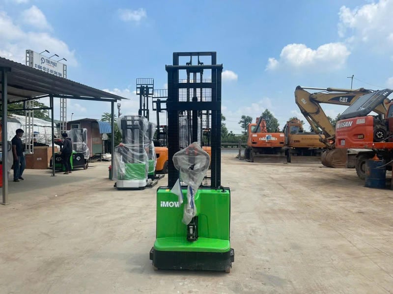 Xe Nâng Điện Đi Bộ Lái Stacker 3.3m - 6m | Pin Lithium 24V/205Ah