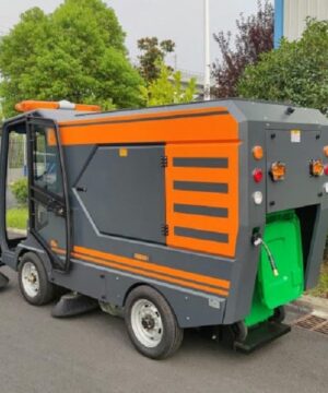 Xe Quét Rác Hút Bụi Ngồi Lái Cabin Kín U220car 2