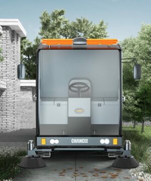 Xe Quét Rác Hút Bụi Ngồi Lái Cabin Kín U220car 9