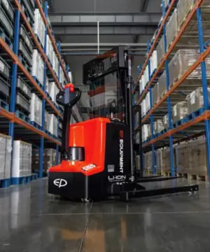 Xe Nâng Điện Đứng Lái 1.2 Tấn WSA121-D EP Nâng 5.5 m Pin Lithium