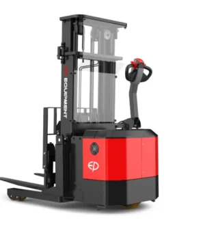 Xe Nâng Điện Đứng Lái Reach Truck 1.5 Tấn CQE15S Nâng 5.5m Ắc Quy/Pin 24 VXe Nâng Điện Đứng Lái Reach Truck 1.5 Tấn CQE15S Nâng 5.5m Ắc Quy/Pin 24 V