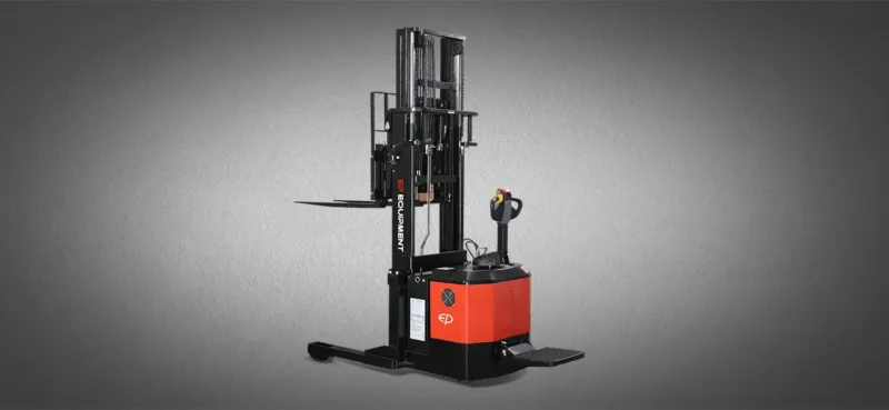 Xe Nâng Điện Đứng Lái Reach Truck 1.5 Tấn CQE15S Nâng 5.5m Ắc Quy/Pin 24 V