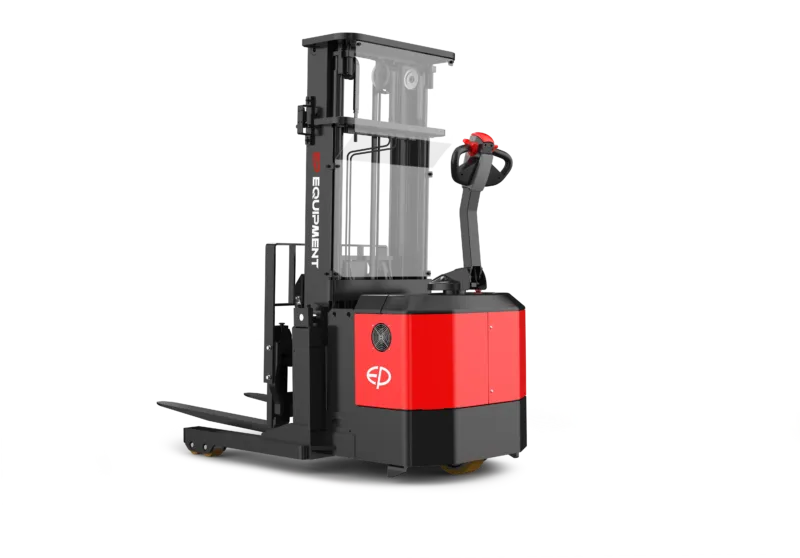 Xe Nâng Điện Đứng Lái Reach Truck 1.5 Tấn CQE15S Nâng 5.5m Ắc Quy/Pin 24 V