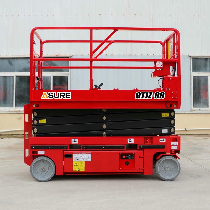 Xe Nâng Người Cắt Kéo Tự Hành 10m Gtjz08 Tải Trọng 450 Kg 4