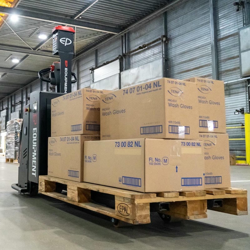 Xe Nâng Tay Điện Tự Động 2 Tấn EXP20 Pin Lithium 24V/205Ah